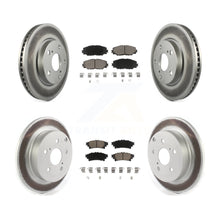 Charger l&#39;image dans la galerie, [Front+Rear] 2012-2018 Toyota Prius V Premium Coated Rotors &amp; Ceramic Pads Brake Kit For Max Braking