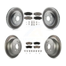 Charger l'image dans la galerie, Front Rear Coat Brake Rotor Ceramic Pad Kit For Lexus IS250 With F Sport Package