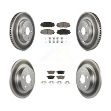 Load image into Gallery viewer, [Front+Rear] 2011-2016 Scion tC Premium Coated Rotors &amp; Ceramic Pads Brake Kit For Max Braking
