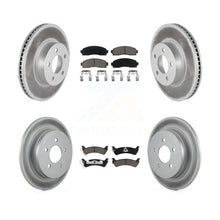 Load image into Gallery viewer, Front Rear Coated Brake Rotor &amp; Ceramic Pad Kit For Ford Explorer Sport Trac 4WD