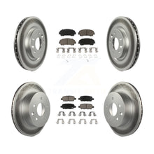 Load image into Gallery viewer, Front Rear Coat Disc Brake Rotors Ceramic Pad Kit For Nissan Rogue Sport Qashqai