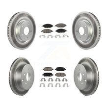 Load image into Gallery viewer, Front Rear Coated Brake Rotors Ceramic Pad Kit For Nissan Pathfinder Murano QX60