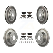 Load image into Gallery viewer, Front Rear Coated Disc Brake Rotors And Ceramic Pad Kit For Nissan Altima Maxima