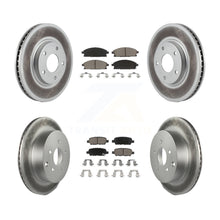 Charger l&#39;image dans la galerie, [Front+Rear] 2004-2009 Nissan Quest Premium Coated Rotors &amp; Ceramic Pads Brake Kit For Max Braking