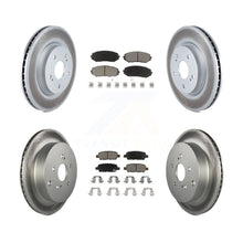Load image into Gallery viewer, [Front+Rear] 2009-2013 Suzuki Grand Vitara Premium Coated Rotors &amp; Ceramic Pads Brake Kit For Max Braking