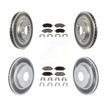 Charger l'image dans la galerie, Front Rear Coated Disc Brake Rotors And Ceramic Pads Kit For Nissan LEAF