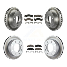 Load image into Gallery viewer, Front Rear Coat Disc Brake Rotors Ceramic Pad Kit For Chevrolet Express 2500 GMC