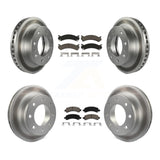 Front Rear Coat Disc Brake Rotors Ceramic Pad Kit For Chevrolet Express 2500 GMC