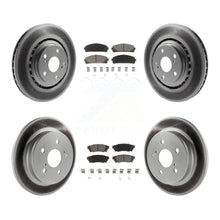 Charger l'image dans la galerie, Front Rear Coated Disc Brake Rotor Ceramic Pad Kit For Lexus NX200t NX300 NX300h