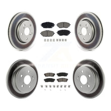 Load image into Gallery viewer, [Front+Rear] 2018 Toyota C-HR Premium Coated Rotors &amp; Ceramic Pads Brake Kit For Max Braking