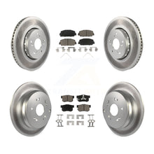 Load image into Gallery viewer, [Front+Rear] 2013-2018 Acura RDX Premium Coated Rotors &amp; Ceramic Pads Brake Kit For Max Braking