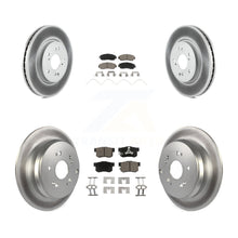 Charger l&#39;image dans la galerie, [Front+Rear] 2012-2016 Honda CR-V AWD Premium Coated Rotors &amp; Ceramic Pads Brake Kit For Max Braking