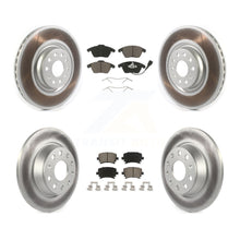 Load image into Gallery viewer, Front Rear Coated Disc Brake Rotors And Ceramic Pads Kit For Volkswagen CC