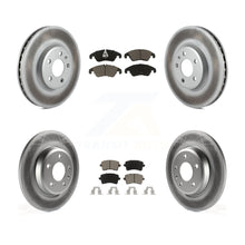 Load image into Gallery viewer, Front Rear Coated Disc Brake Rotor And Ceramic Pad Kit For Audi Q5 A4 Quattro A5