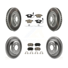 Load image into Gallery viewer, [Front+Rear] 09 Audi A4 Quattro Convertible Premium Coated Rotors &amp; Ceramic Pads Brake Kit For Max Braking