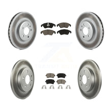 Load image into Gallery viewer, [Front+Rear] 09 Audi A4 Quattro Sedan/Wagon Premium Coated Rotors &amp; Ceramic Pads Brake Kit For Max Braking