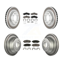 Charger l'image dans la galerie, Front Rear Coat Brake Rotors Ceramic Pad Kit For Chevrolet Trailblazer GMC Envoy