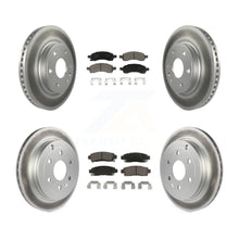 Charger l'image dans la galerie, Front Rear Coated Brake Rotors Ceramic Pad Kit For Chevrolet Traverse GMC Acadia