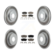 Charger l'image dans la galerie, Front Rear Coat Disc Brake Rotors Ceramic Pad Kit For Nissan Maxima INFINITI I35