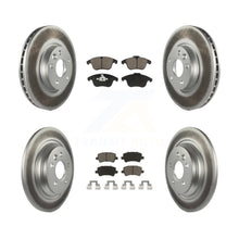 Load image into Gallery viewer, Front Rear Coated Disc Brake Rotors And Ceramic Pads Kit For Volvo S60