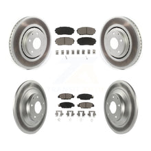 Load image into Gallery viewer, [Front+Rear] 19-22 Mazda CX-5 Turbocharged Premium Coated Rotors &amp; Ceramic Pads Brake Kit For Max Braking