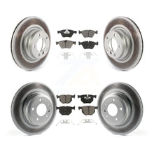 Charger l&#39;image dans la galerie, [Front+Rear] 2006 BMW 330i 330xi Premium Coated Rotors &amp; Ceramic Pads Brake Kit For Max Braking