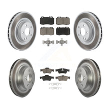 Charger l'image dans la galerie, Front Rear Coat Brake Rotor Ceramic Pad Kit For Mercedes-Benz CLS550 CLS500 E550