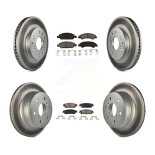 Load image into Gallery viewer, Front Rear Coat Brake Rotors Ceramic Pad Kit For Chevrolet Silverado 1500 GMC XL