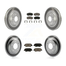 Load image into Gallery viewer, Front Rear Coated Disc Brake Rotors And Ceramic Pads Kit For Kia Optima