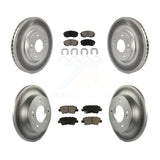 [Front+Rear] 2021-2022 Kia Forte 1.6L Premium Coated Rotors & Ceramic Pads Brake Kit For Max Braking