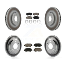 Load image into Gallery viewer, [Front+Rear] 2017-2019 Kia Soul EV Premium Coated Rotors &amp; Ceramic Pads Brake Kit For Max Braking