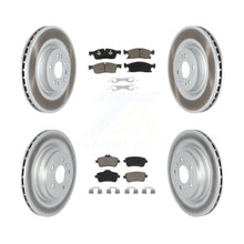 Load image into Gallery viewer, Front Rear Coated Disc Brake Rotors And Ceramic Pad Kit For Mercedes-Benz GLE400