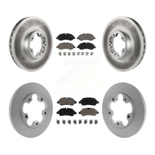 Load image into Gallery viewer, Front Rear Coated Brake Rotor &amp; Ceramic Pad Kit For Ford Transit-250 Transit-350