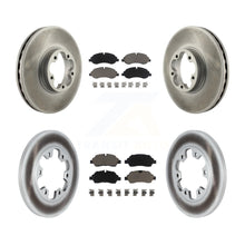 Load image into Gallery viewer, Front Rear Coated Disc Brake Rotors And Ceramic Pads Kit For Ford Transit-350 HD
