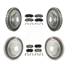 Load image into Gallery viewer, Front Rear Coated Disc Brake Rotors &amp; Ceramic Pad Kit For Land Rover Range Sport