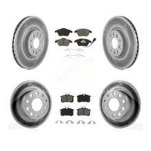 Charger l'image dans la galerie, Front Rear Coated Disc Brake Rotor &amp; Ceramic Pad Kit For Volkswagen Jetta Beetle