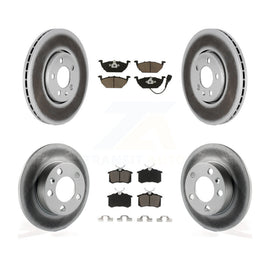 [Front+Rear] 2000-2001 Volkswagen Golf 2.0L Premium Coated Rotors & Ceramic Pads Brake Kit For Max Braking