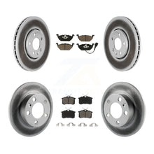 Load image into Gallery viewer, [Front+Rear] 2000-2001 Volkswagen Golf 2.0L Premium Coated Rotors &amp; Ceramic Pads Brake Kit For Max Braking