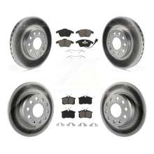 Charger l'image dans la galerie, Front Rear Coated Disc Brake Rotors And Ceramic Pads Kit For Volkswagen Beetle