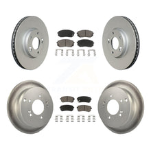 Load image into Gallery viewer, Front Rear Coat Disc Brake Rotor Ceramic Pad Kit For Hyundai Tucson Kia Sportage