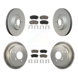 Front Rear Coat Disc Brake Rotor Ceramic Pad Kit For Hyundai Tucson Kia Sportage