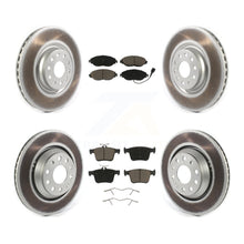Load image into Gallery viewer, Front Rear Coated Brake Rotor &amp; Ceramic Pad Kit For Audi Volkswagen Golf R S3 Q3