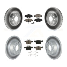 Load image into Gallery viewer, Front Rear Coated Disc Brake Rotor And Ceramic Pad Kit For Volkswagen Jetta Taos
