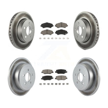 Load image into Gallery viewer, Front Rear Coated Disc Brake Rotors Ceramic Pad Kit For Jeep Liberty Dodge Nitro