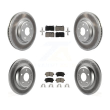 Load image into Gallery viewer, Front Rear Coated Disc Brake Rotors And Ceramic Pads Kit For Audi Q5