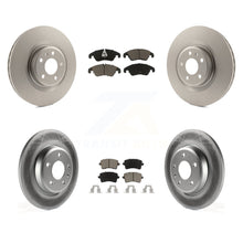 Load image into Gallery viewer, Front Rear Coated Disc Brake Rotors And Ceramic Pads Kit For Audi Q5