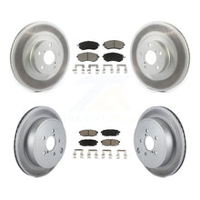 Charger l'image dans la galerie, Front Rear Coated Disc Brake Rotors And Ceramic Pad Kit For Toyota 86 Subaru BRZ