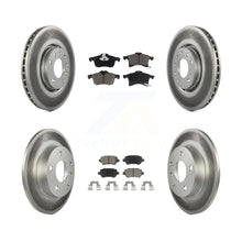 Charger l&#39;image dans la galerie, [Front+Rear] 2008-2009 Saturn Astra Premium Coated Rotors &amp; Ceramic Pads Brake Kit For Max Braking