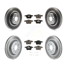 Load image into Gallery viewer, Front Rear Coated Disc Brake Rotors And Ceramic Pads Kit For Volvo XC90