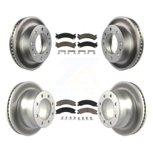 Load image into Gallery viewer, Front Rear Coat Disc Brake Rotors Ceramic Pad Kit For Chevrolet Express 4500 GMC